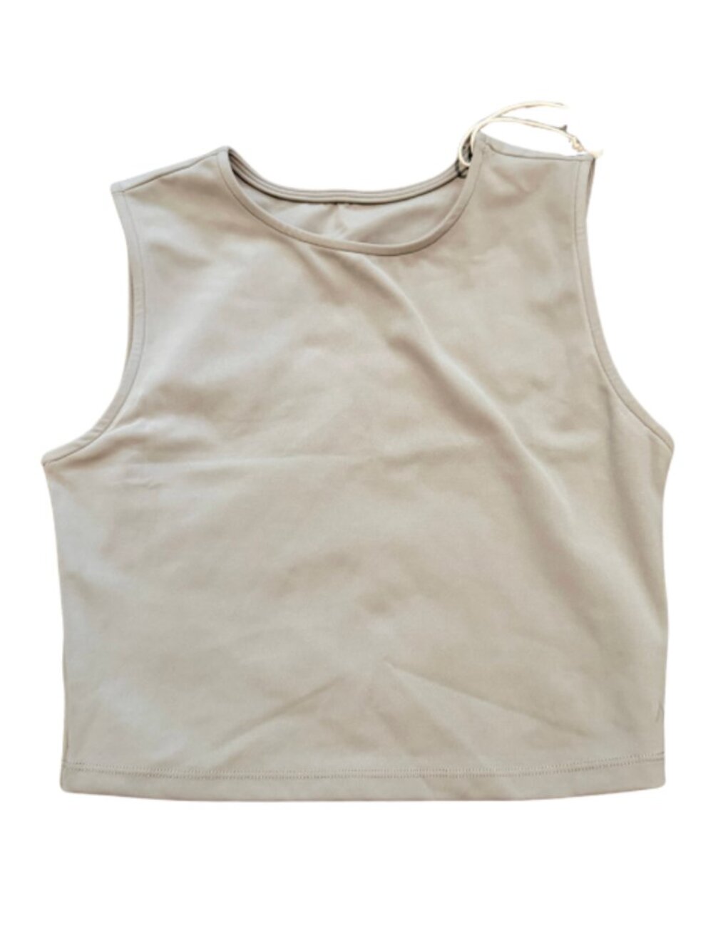 ACTA Evo Tank Top Small NWT Tan Beige High Neck Crop Athleisure